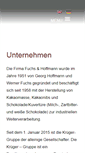 Mobile Screenshot of fuchs-hoffmann.de